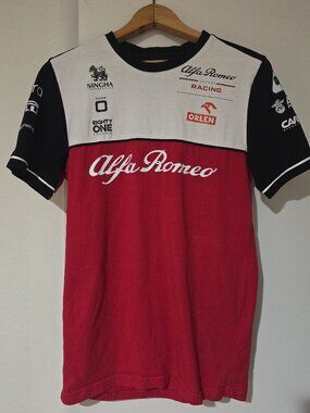 Alfa Romeo Racing ORLEN F1 Team T-Shirt Code Zero Red Black Size S Motorsport Te